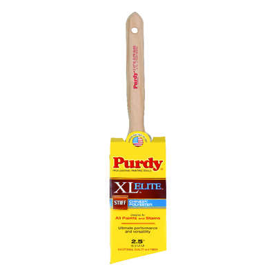 Purdy 2.5" XL Elite Glide Angled Trim Paint Brush, Chinex/Polyester Blend