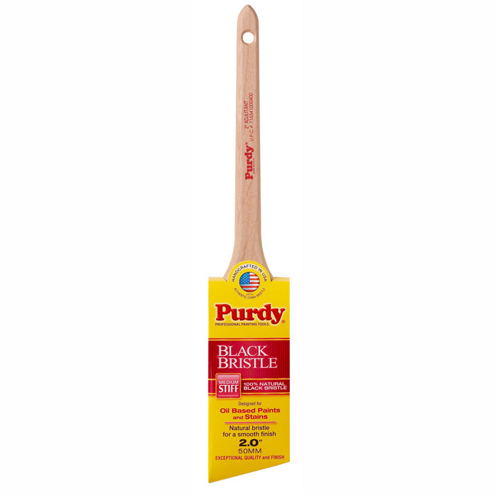 Purdy 2" Adjutant Angled Trim Paint Brush, Black Natural Bristle