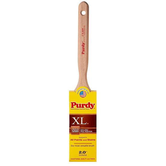 Purdy 2" XL Bow Flat Trim Paint Brush, Nylon/Polyester Blend