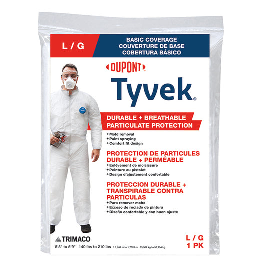 Trimaco Tyvek Coveralls Large