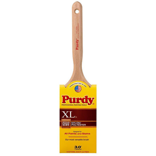 Purdy 3" XL Bow Flat Trim Paint Brush, Nylon/Polyester Blend