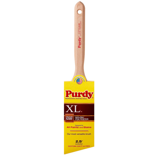 Purdy 2.5" XL Glide Angled Trim Paint Brush, Nylon/Polyester Blend