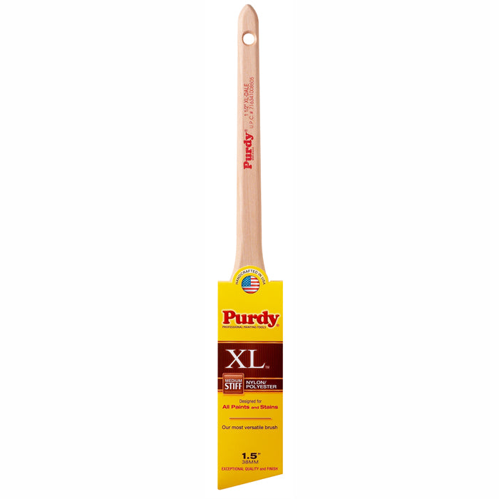 Purdy 1.5" XL Dale Angled Trim Brush, Nylon/Polyester Blend