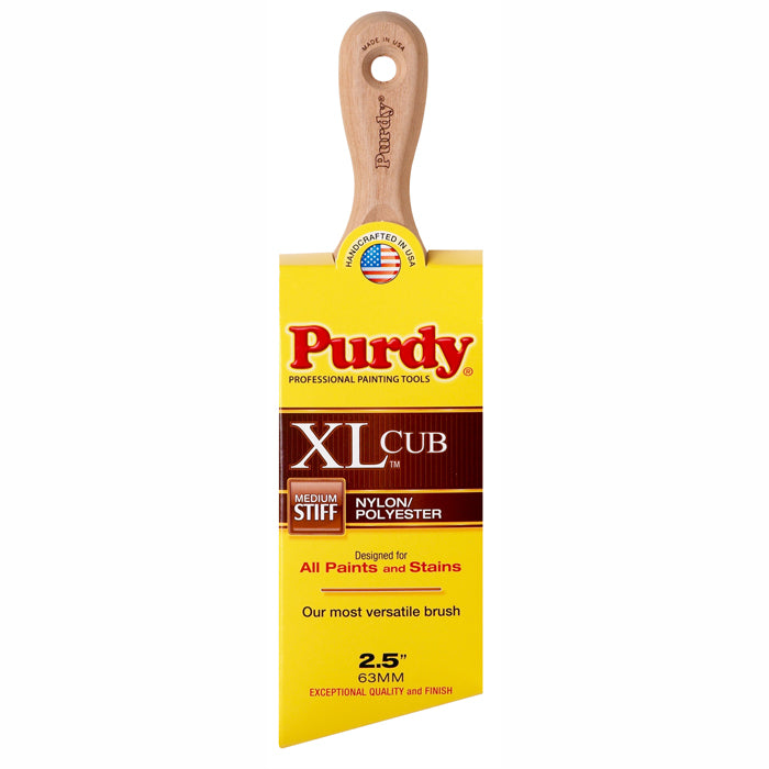 Purdy 2.5" XL Cub Paint Brush, Nylon/Polyester Blend