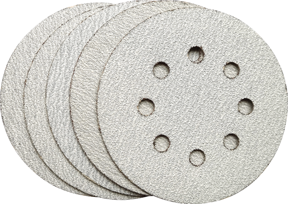Do it Best 5 In. 80-Grit 8-Hole Pattern Vented Sanding Disc with Hook & Loop Backing (5-Pack)