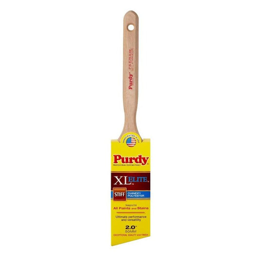 Purdy 2" XL Elite Glide Angled Trim Paint Brush, Chinex/Polyester Blend