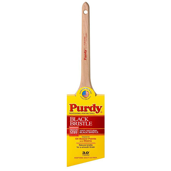 Purdy 3" Adjutant Angled Trim Paint Brush, Black Natural Bristle