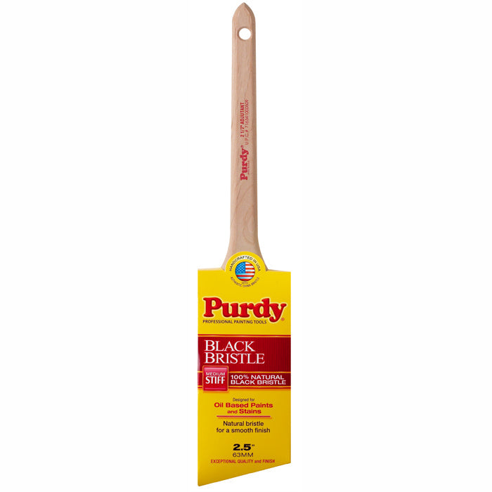 Purdy 2.5" Adjutant Angled Trim Paint Brush, Black Natural Bristle